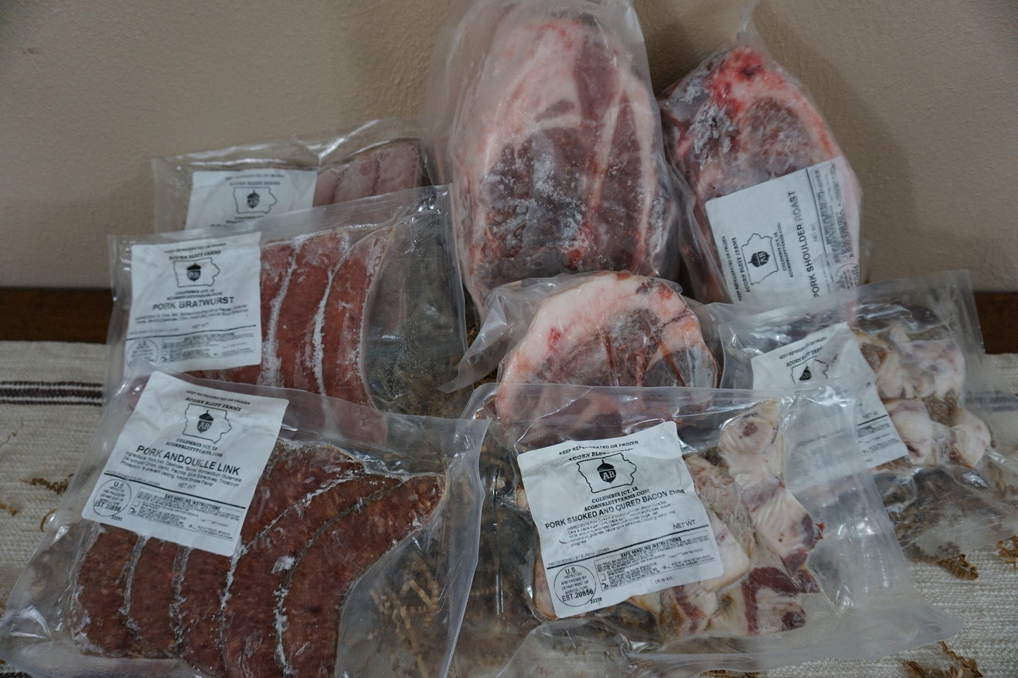 BBQ Box-Quarterly or Semi-Annual Subscription - Acorn Bluff Farms