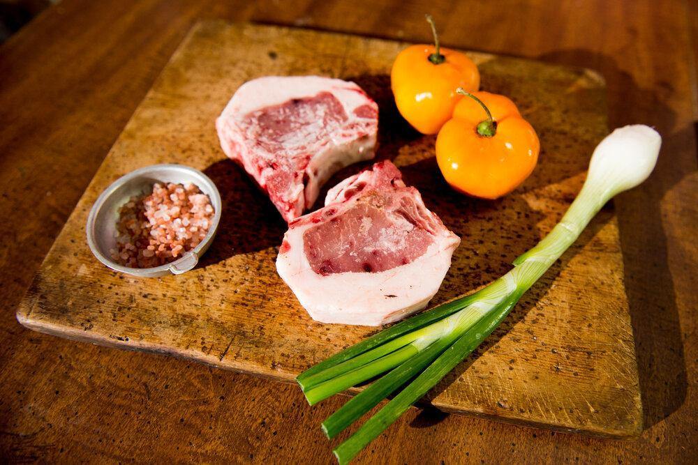 Iowa Cut Mangalitsa Pork Chops - Acorn Bluff Farms