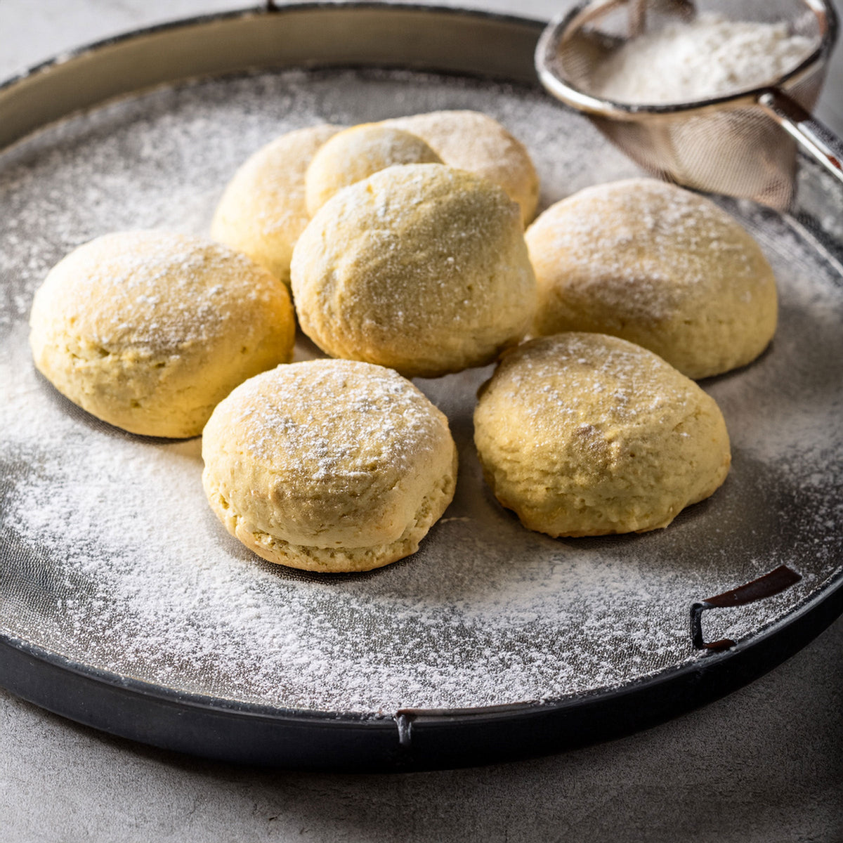 Old fashioned lard biscuits