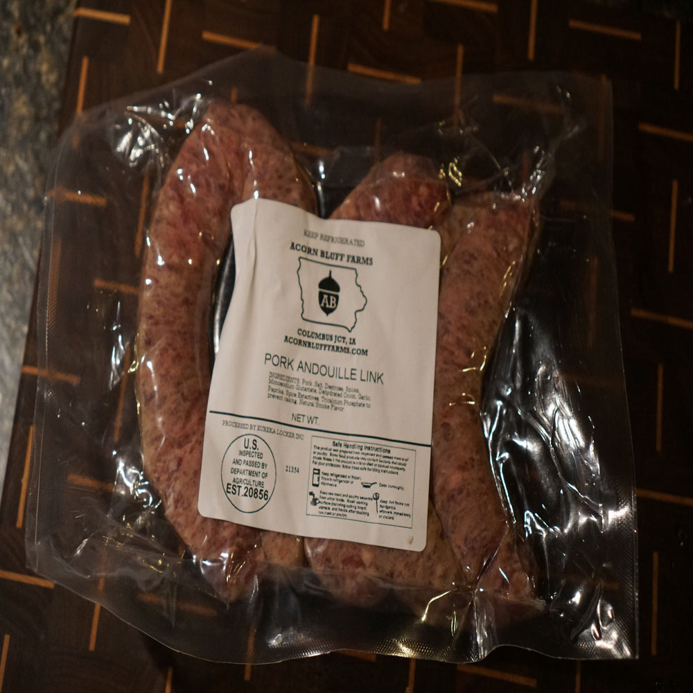 
                  
                    Andouille Boar Sausage - Whole Hog - Acorn Bluff Farms
                  
                