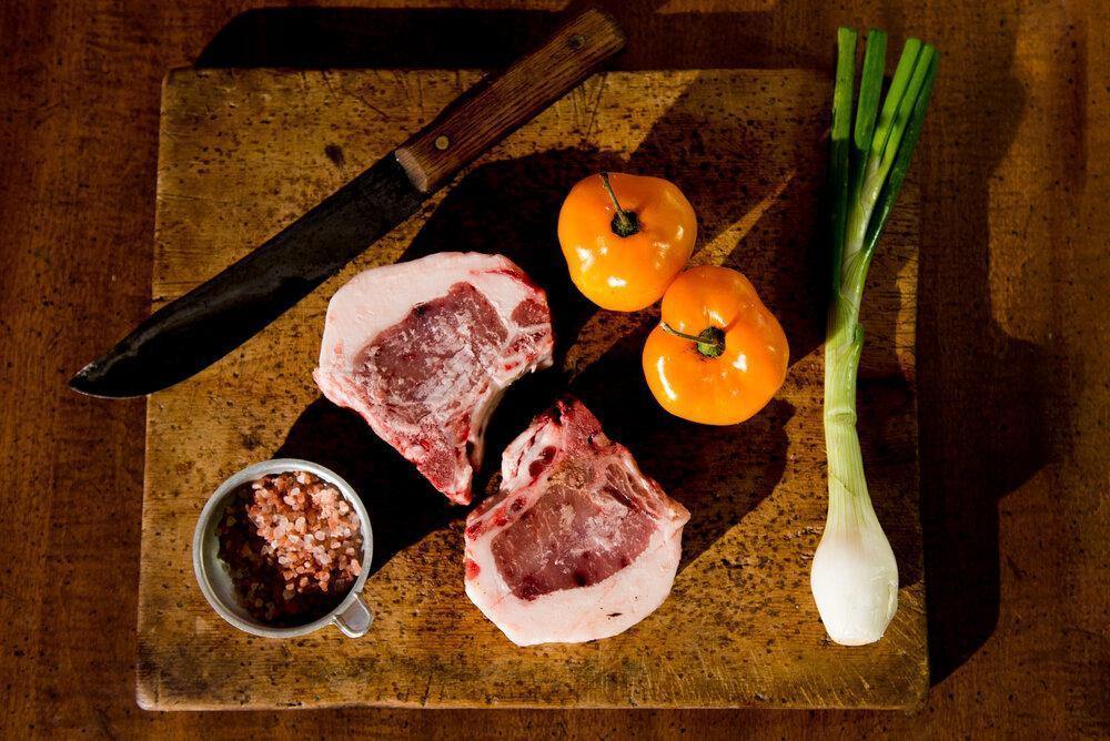 
                  
                    Iowa Cut Mangalitsa Pork Chops - Acorn Bluff Farms
                  
                