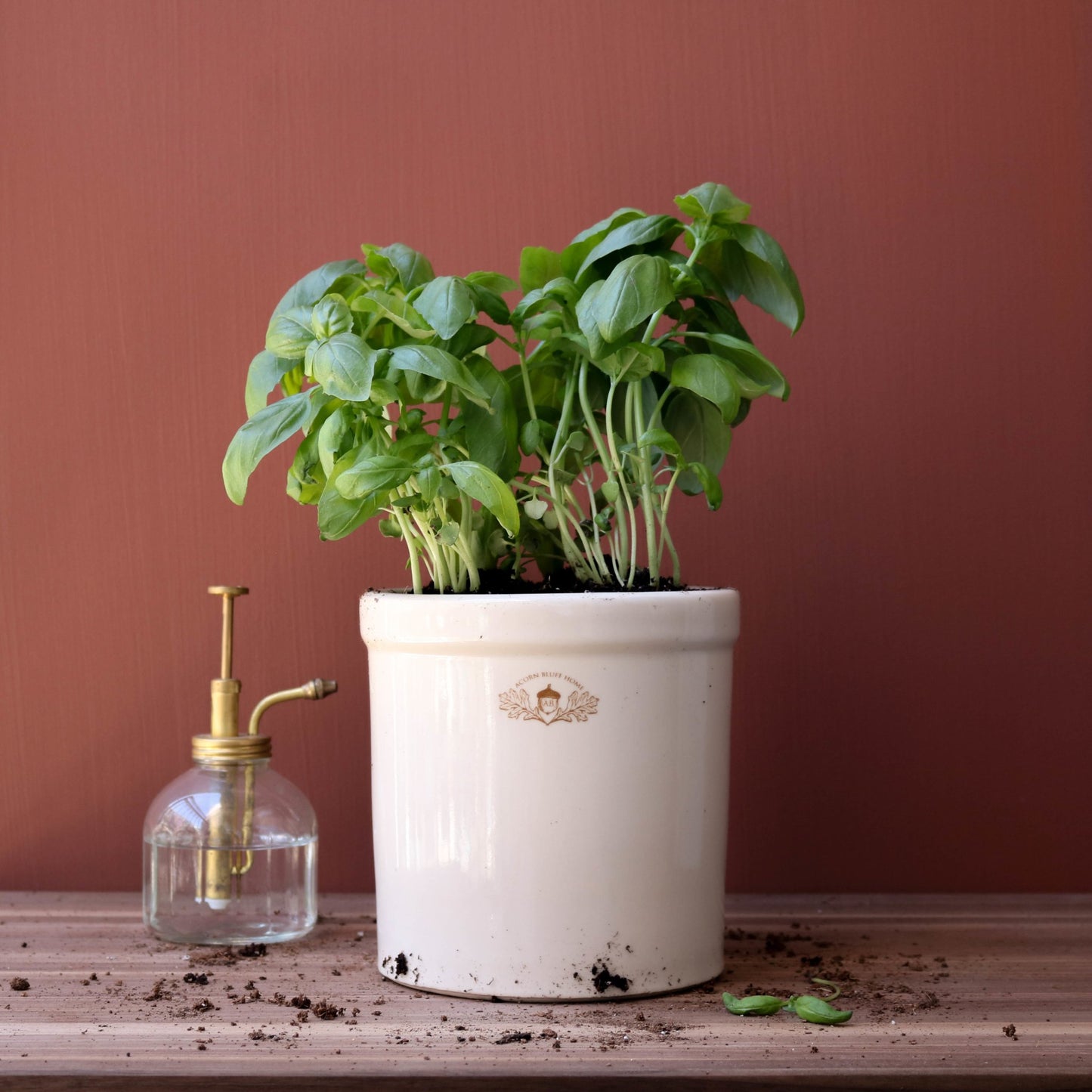 2 quart plant pot Stoneware 2 Quart Crock- FREE shipping. Made in America. – Acorn Bluff Farms